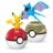 MEGA CONSTRUX POKEMON dviejų  Poke rutulių pakuotė asort., HXP11 