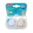 CANPOL BABIES silikoniniai simetriniai čiulptukai NUDE,  Blue, 6-18m,  2 vnt.,  23/226_blu 