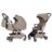 CARRELLO universalus vežimėlis MAGIA 2in1, Spice beige, CRL-6555