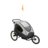 BABYTROLD sportinis vežimėlis ROADRUNNER 3in1,  Black/Grey, 14-08S 