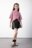 COCCODRILLO kelnės CRAFT PUNK GIRL JUNIOR, juodos, ZC5119401CGJ-021-134, 134 cm 
