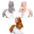 KEEL TOYS pliušinis triušiukas, 18 cm, assort., SE1053 