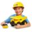 CAT žaidimų rinkinys Tough Tracks Construction Crew Set, asort., 82060 