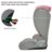 KINDERKRAFT automobilinė kėdutė I-SPARK 2 PLUS I-SIZE, 100-150 cm., Pink, KCISPA02PNKPL00 