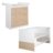 ROBA baldų komplektas GABRIELLA, White/Oak, 42491A-42472 