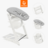 STOKKE maitinimo kėdutė su buomeliu ir naujagimio gultuku TRIPP TRAPP, white, grey NBS, 685900 