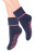 STEVEN Kojinės ABS Navy Blue 038-07 32-34 038-7 BLUE