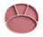 BIBADO silikoninė prilimpanti lėkštė, blush, BIB207 