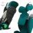 KINDERKRAFT automobilinė kėdutė JUNIOR FIX 2 PLUS, 100-150 cm., Green, KCJUFI20GREPL0N 