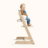 STOKKE maitinimo kėdutė su buomeliu ir paminkštinimu TRIPP TRAPP, black, nordic grey, 685000 