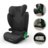 KINDERKRAFT automobilinė kėdutė JUNIOR FIX 2 PLUS, 100-150 cm., Black, KCJUFI20BLKPL0N 