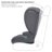 KINDERKRAFT automobilinė kėdutė I-SPARK 2 PLUS I-SIZE, 100-150 cm., Grey, KCISPA02GRYPL00 