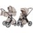 CARRELLO universalus vežimėlis 2in1 VECTOR, Angora Beige, CRL-6552 