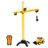 CAT RC statybinio krano rinkinys Workforce Jumbo Tower Crane Set, 82438 