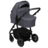 LIONELO universalus vežimėlis AMBER PLUS 3in1, Grey graphite, LO-AMBER PLUS 