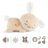 FISHER PRICE Migdukas Zuikutis, HXG97 