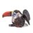 MAKEBUG 3D popierinė delionė red-billed toucan, MB-D-0007 