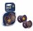 LOVI silikoniniai dinaminiai čiulptukai STARDUST, violetinė, 0-3 mėn., 2 vnt., 22/892_violet 22/892_violet