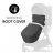 HAUCK universalus vežimėlis VISION X SET 2in1, Melange Black, 165232 165232