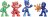 PJ MASKS figūrėlių rinkinys, 4 vnt, asort., F26475L0 F26475L0