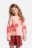 COCCODRILLO megztinis HEARTS GIRL KIDS, powder pink, ZC4172101HGK-033-122, 122 cm 
