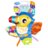 PLAYGRO kramtukas - žaislas su čežančiu audiniu Tamika Toucan, 0189055 