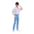 KPOP DEMON HUNTERS FASHION lėlė Jinu, JRN38 