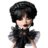 MONSTER HIGH X WEDNESDAY lėlė Trečiadienė juoda suknele, HXJ03 