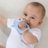 SMILY MIA kramtukas PENGUIN, Light Blue, 3 mėn+, M12030-2 