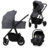LIONELO universalus vežimėlis AMBER PLUS 3in1, Grey graphite, LO-AMBER PLUS 