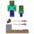 MINECRAFT Redstone tematikos figūrėlė, 8 cm, asort., JKK00 