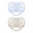 CANPOL BABIES silikoniniai simetriniai čiulptukai NUDE,  Blue, 6-18m,  2 vnt.,  23/226_blu 