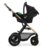 KINDERKRAFT universalus vežimėlis MOOV 2 4in1 AIR, pure black, KSMOOV02BLK4000 