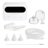 CANPOL BABIES elektrinis nosies aspiratorius, White, 20/121 