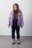 COCCODRILLO striukė OUTERWEAR GIRL KIDS, violetinė, cm
