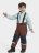 DIDRIKSONS žieminės slidinėjimo kelnės IDRE 6, rudos, 130 cm, 504357-518 504357-518-80