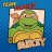 DIAMOND DOTS kūrybinis rinkinys piešimas deimantais TMNT - Mikey, DTZ5.029 DTZ5.029
