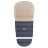 MILLI reguliuojamas vokelis į vežimėlį IGROW 4.0 wool premium, melange navy blue, 84/106x45cm, 3-3-3-Z-M-107 