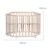ROBA maniežas, Natural wood, 0232NAS105-A 