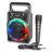 BONTEMPI belaidis garsiakalbis su mikrofonu ir RGB šviesomis, 49 1000 