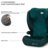 KINDERKRAFT automobilinė kėdutė I-SPARK 2 PLUS I-SIZE, 100-150 cm., Green, KCISPA02GREPL00 