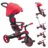 GLOBBER triratukas Trike Explorer 4in1, raudonas, 632-102 632-102