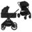 LIONELO universalus vežimėlis LAYLA 2in1, Black onyx, LO-LAYLA 2IN1 