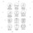 CEBA maitinimo pagalvė DUO PHYSIO WILDFLOWERS, W-705-000-742 