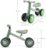 KINDERCRAFT balansinis dviratis CUTIE FLASH, žalias, KRCUFL00GRE0000 